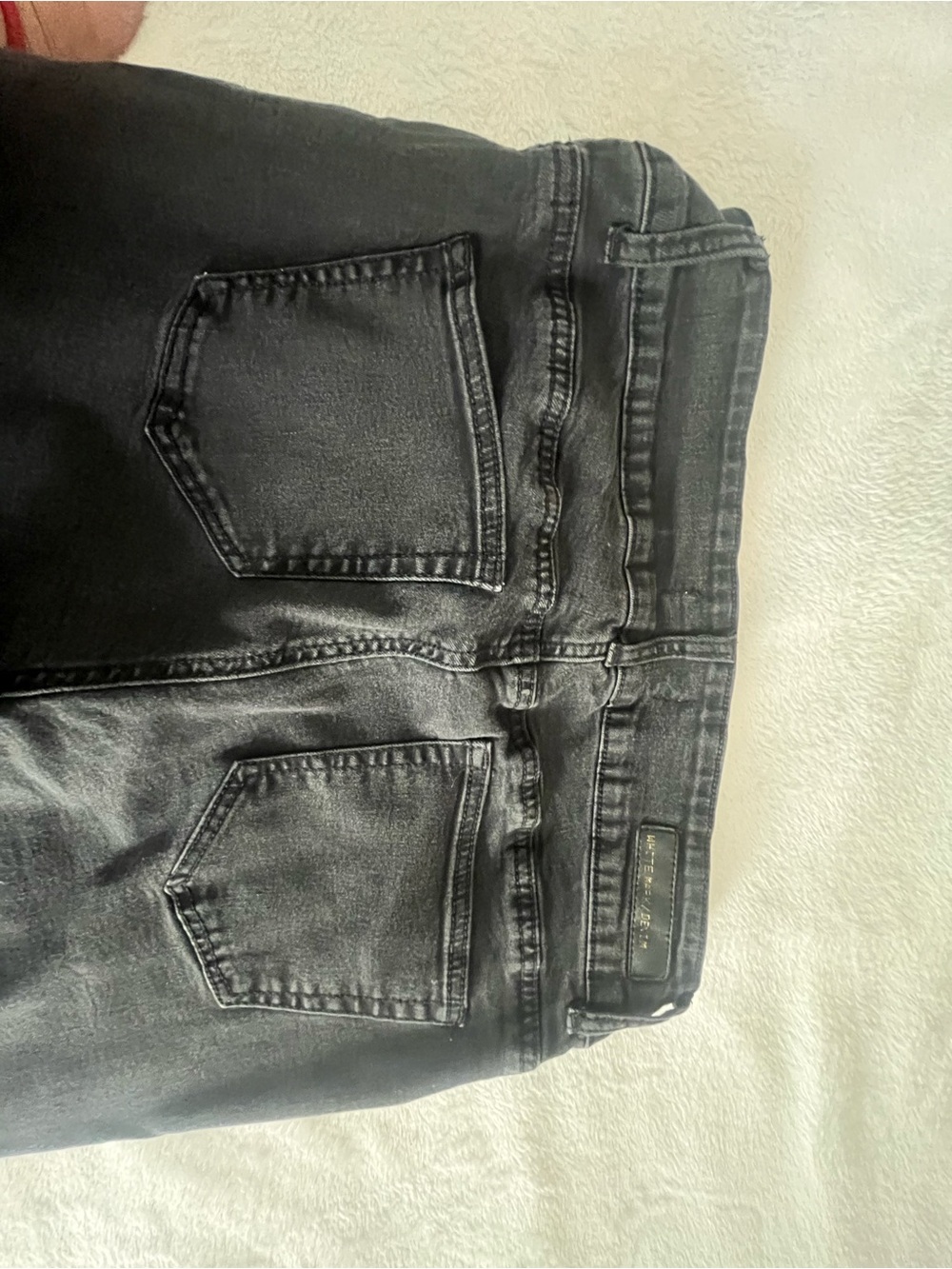 White Mark Denim Collection women’s plus size stretch skinny jeans size 16 black - Picture 4 of 9